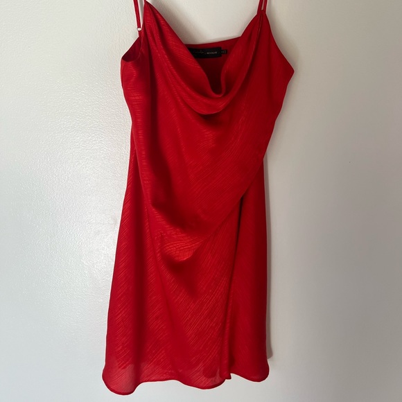 House of Harlow x REVOLVE Ira Mini Dress in Crimson Red Medium - Picture 4 of 7